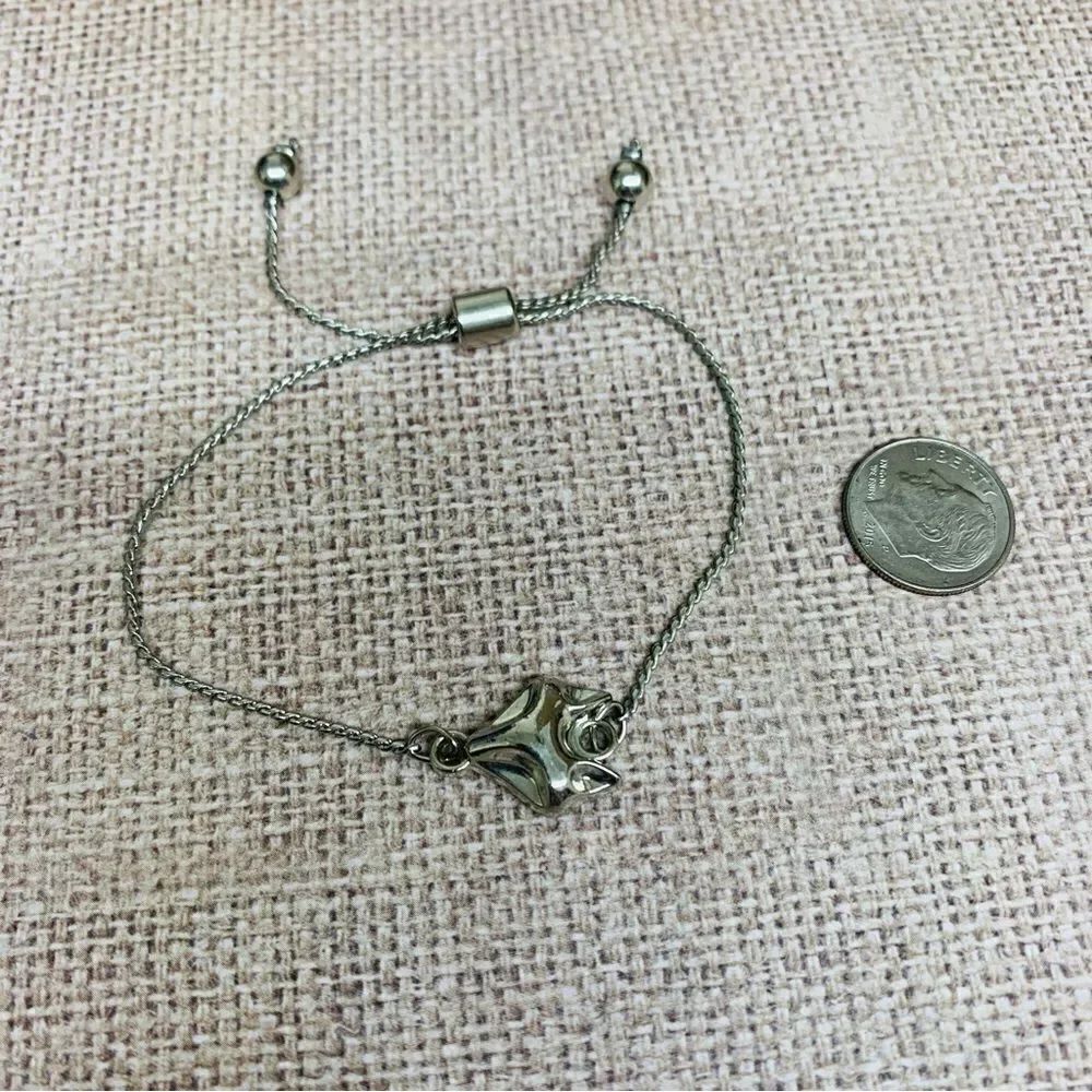 Silver Fox Pull Cord Bracelet